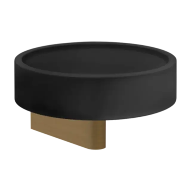 Мыльница Gessi ORIGINI 66402#713 черный/античная латунь