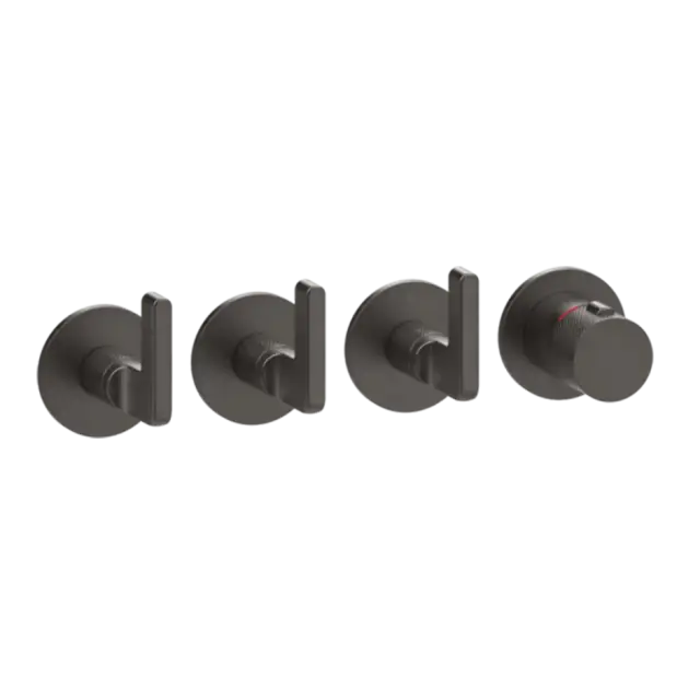 Термостат Gessi INCISO 58336#707 Black Metal Brushed PVD