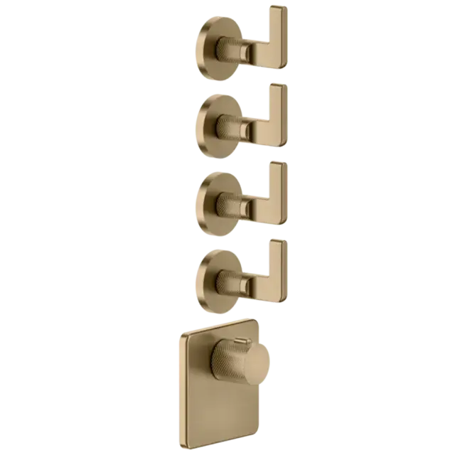 Термостат Gessi INCISO 58218#726 Warm Bronze Brushed PVD