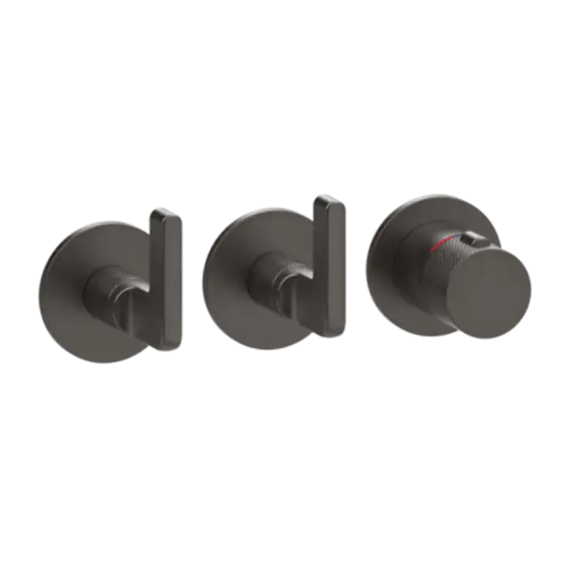 Термостат Gessi INCISO 58334#707 Black Metal Brushed PVD