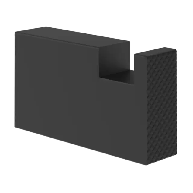 Крючок Gessi INVERSO DIAMANTATO 73621#299 цвет-черный XL