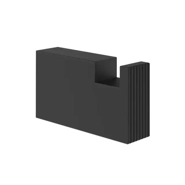 Крючок Gessi INVERSO RIGATO 73521#299 цвет-черный XL