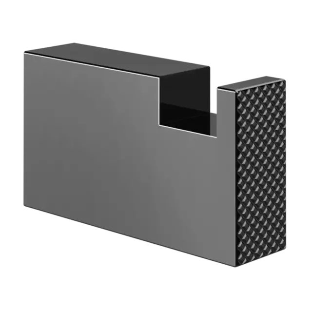 Крючок Gessi INVERSO DIAMANTATO 73621#706 цвет-Black Metal PVD