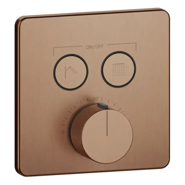 Термостат Gessi HI-FI COMFORT 38718#708 цвет-браш.Медный PVD