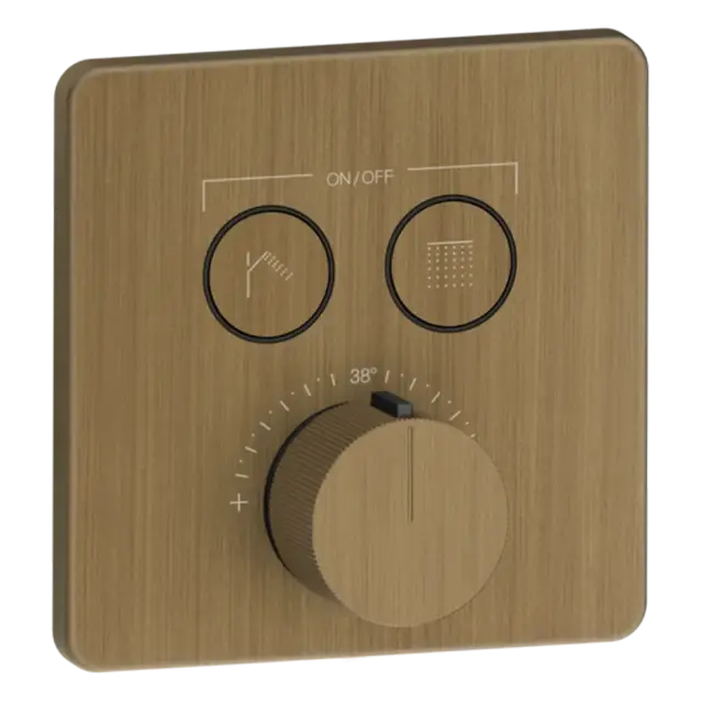 Термостат Gessi HI-FI COMFORT 38718#713 античная латунь