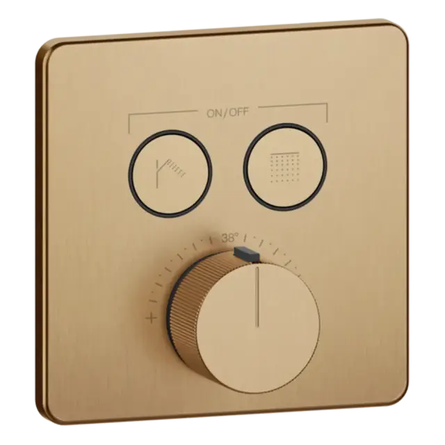 Термостат Gessi HI-FI COMFORT 38718#726 цвет-Warm Bronze Brushed PVD