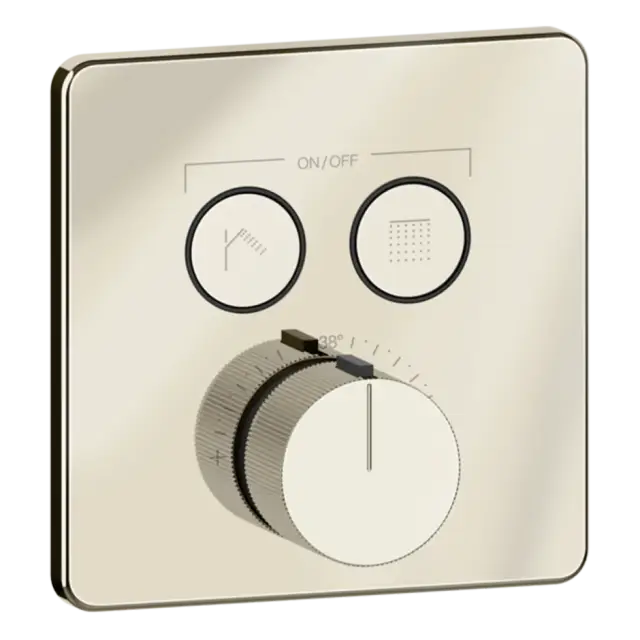 Термостат Gessi HI-FI COMFORT 38718#720 цвет-NICKEL PVD