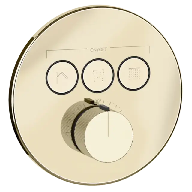 Термостат Gessi HI-FI COMFORT 38716#710 цвет-латунь PVD