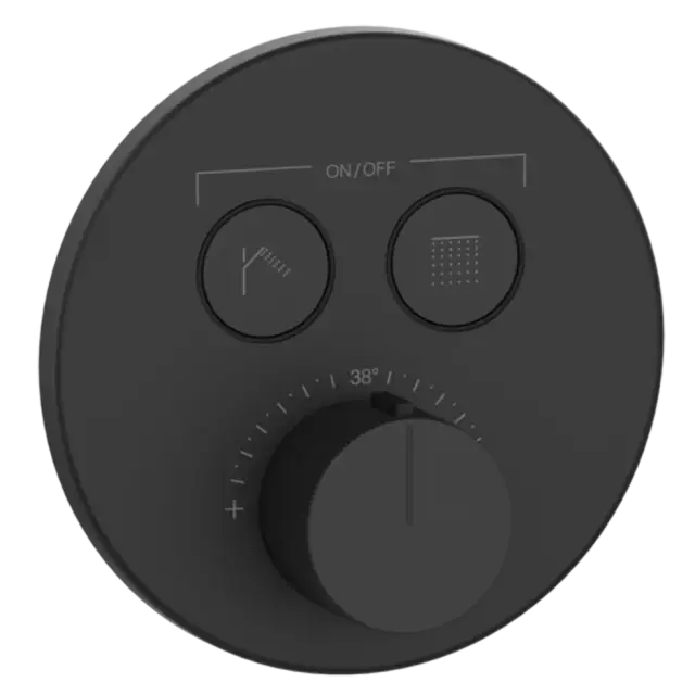 Термостат Gessi HI-FI COMFORT 38713#299 цвет-черный XL