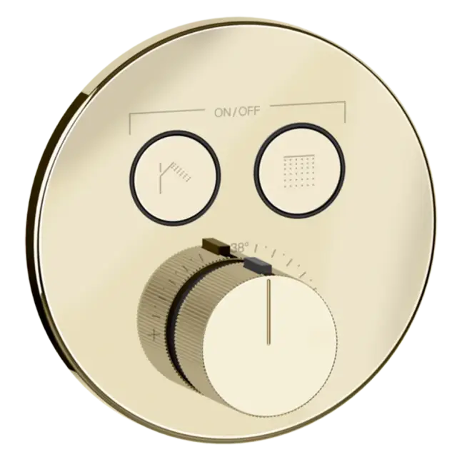 Термостат Gessi HI-FI COMFORT 38713#710 цвет-латунь PVD