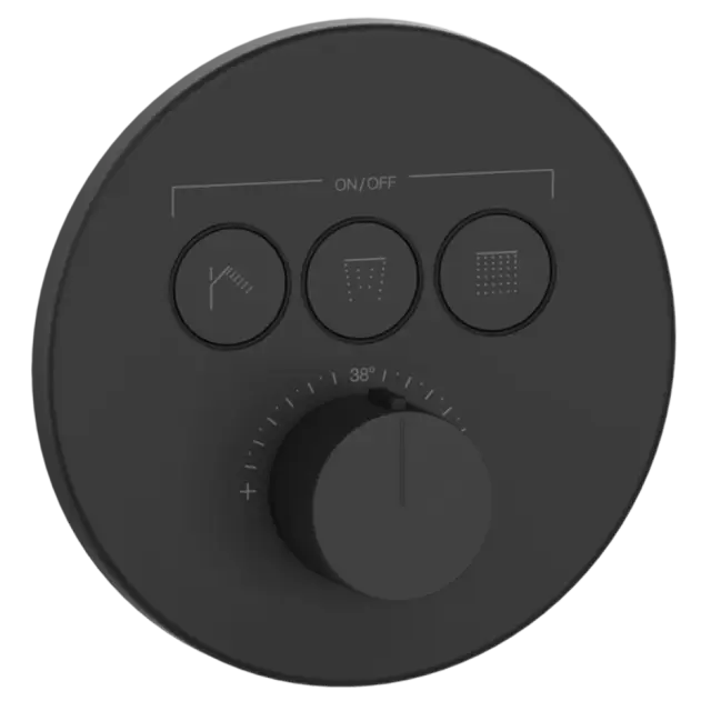 Термостат Gessi HI-FI COMFORT 38716#299 цвет-черный XL