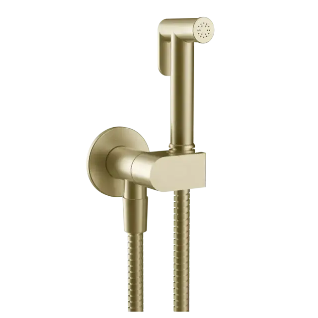Гигиенический душ Gessi HABITO 45126#727 цвет-браш.латунь PVD