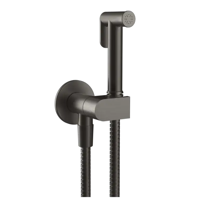 Гигиенический душ Gessi 45126#707 цвет-black metal brushed PVD
