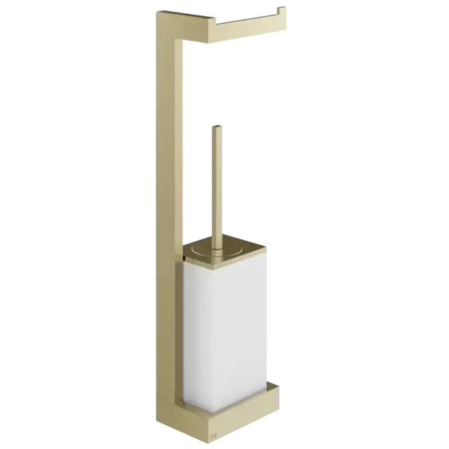 Стойка комбинированная Gessi INVERSO 20867#727 цвет-белый/браш.латунь PVD