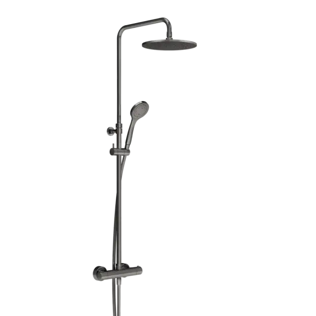 Душевая панель Gessi MINIMALISTIC SHOWER 35175#706 цвет-black metal PVD