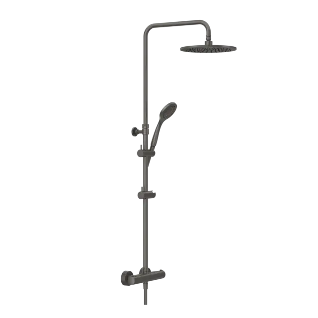 Душевая панель Gessi MINIMALISTIC SHOWER 35175#707 цвет-black metal brushed PVD