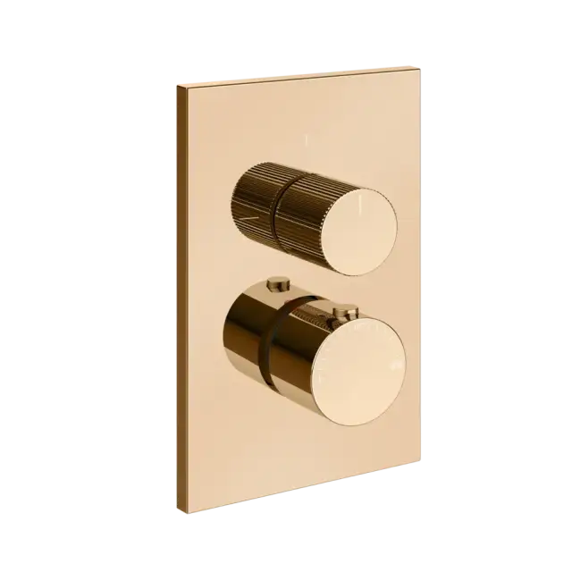 Термостат Gessi INVERSO RIGATO 73535#735 цвет-warm bronze PVD