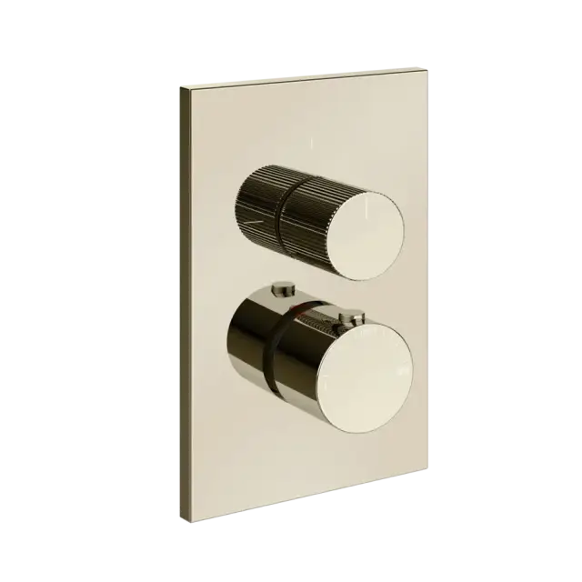 Термостат Gessi INVERSO RIGATO 73535#720 цвет-никель PVD