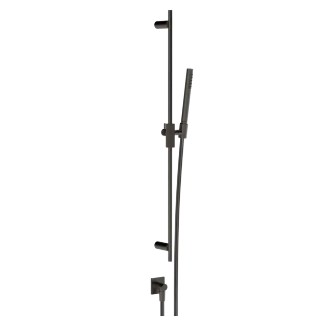 Душевая стойка Gessi INVERSO RIGATO 73541#707 цвет-black metal brushed PVD