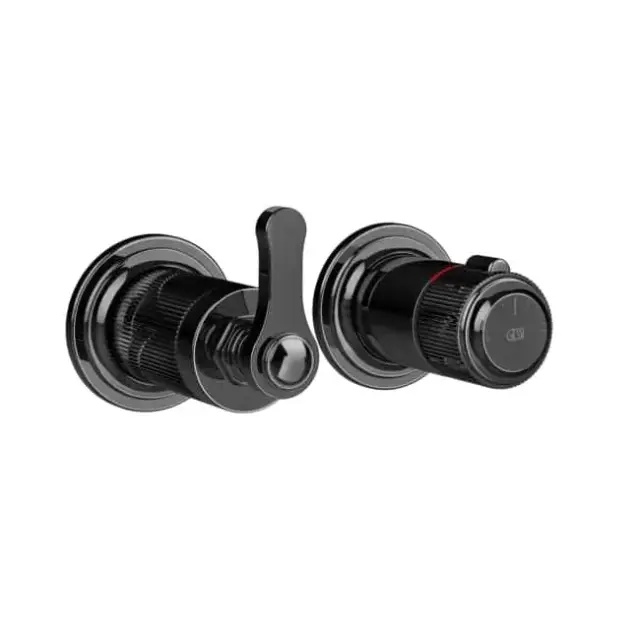 Термостат Gessi VENTI20 65233#706 цвет-black metal PVD