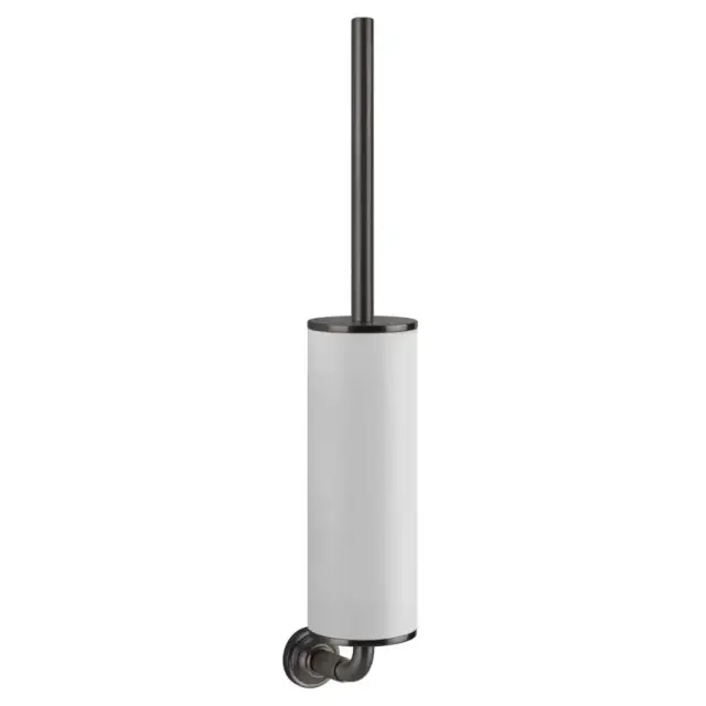 Ершик туалетный Gessi VENTI20 65419#707 цвет-белый/black metal brushed PVD