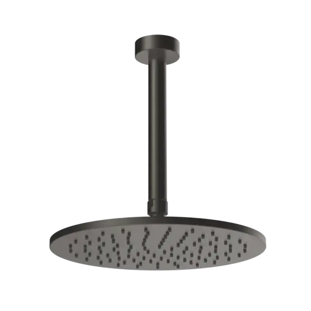 Верхний душ Gessi 63350#707 custom black metal brushed PVD