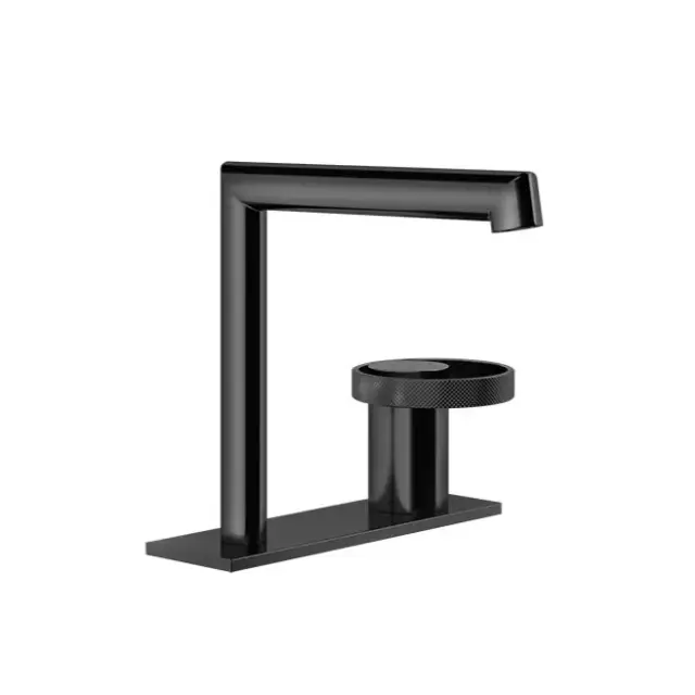 Смеситель Gessi ANELLO 63315#706 black metal PVD