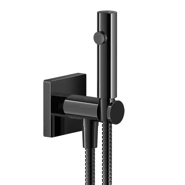 Гигиенический душ Gessi RILIEVO 59153#706 black metal PVD