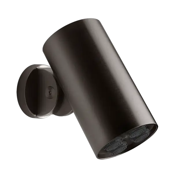 Верхний душ Gessi SPOTWATER 57261#707 black metal brushed PVD