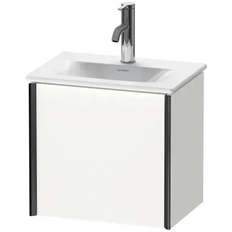 Комплект мебели с раковиной Duravit Viu XV4030LB218+07334500411 белый матовый/профиль черный/белый с покрытием WG