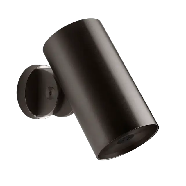 Верхний душ Gessi HABITO 57265#707 black metal brushed PVD