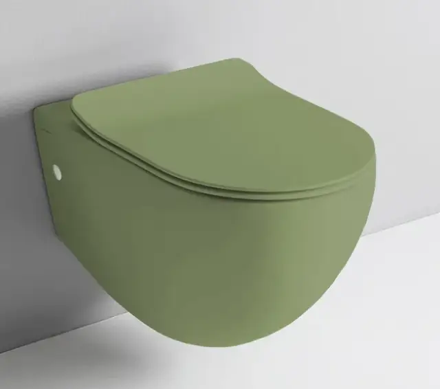 Унитаз Art Ceram FILE 2.0 FLV004.44;00 verde salvia opaco