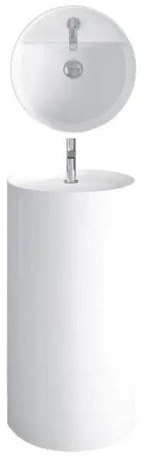 Раковина NIC design OVVIO 001.454.003 матовый белый