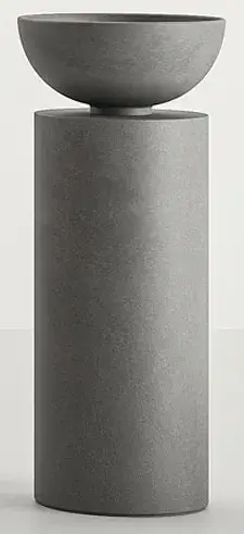 Раковина Milldue Saba 4351+4352 CEMENTO GRIGIO SCURO-CM02