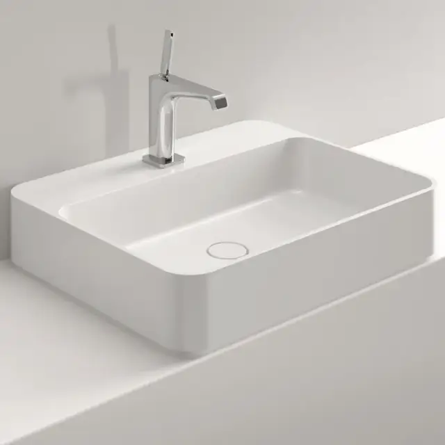 Раковина Milldue BEND 7644 CERAMILUX белый