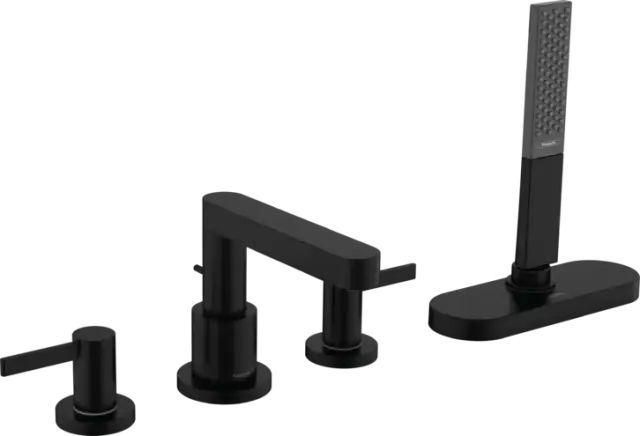 Смеситель для ванны HANSGROHE FINORIS 76444670 матовый черный