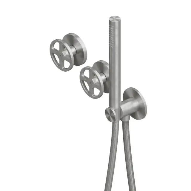 Смеситель для душа Quadrodesign VALVOLA02 20.68.AS цвет-BRUSHED STEEL