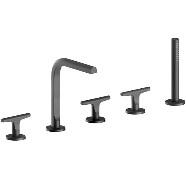 Смеситель для ванны Fantini SAILING 67.P5.J065 Matt Gun Metal PVD