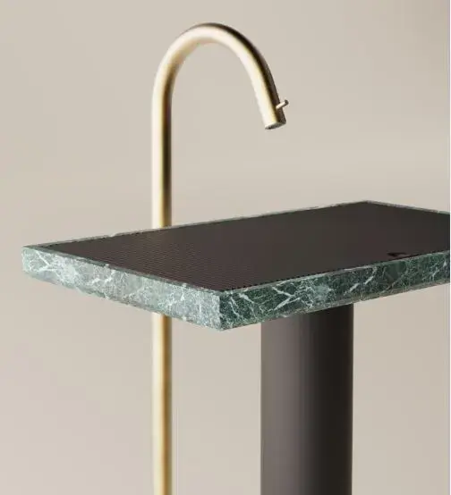 Раковина Agape ELL A COLONNA ACER0996.VP VERDE ALPI