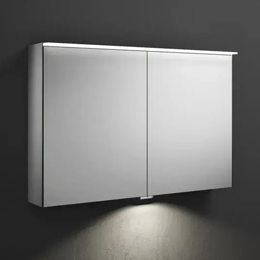 Зеркальный шкаф BURGBAD YUMO SPIZ100 F3194 K0014 корпус-серый глянец (F3194)