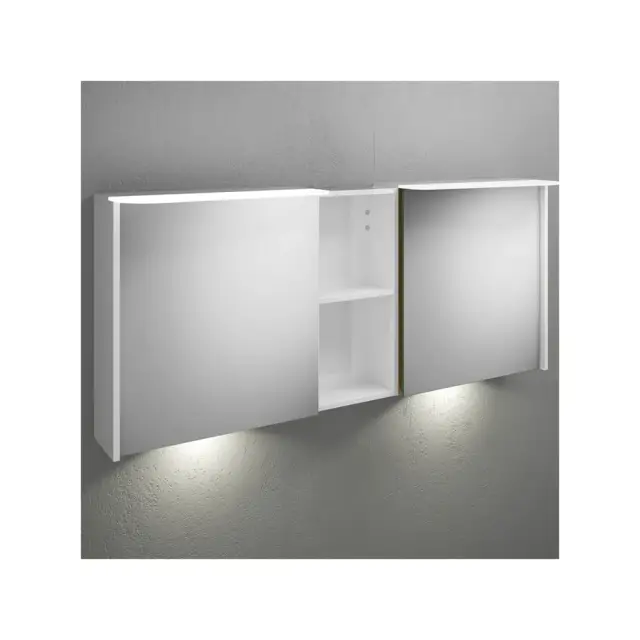 Зеркальный шкаф BURGBAD BADU SFUETO011150 платина