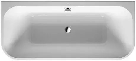 Ванна Duravit HAPPY D.2 PLUS 700451800000000 белая/панель графит супер матовый