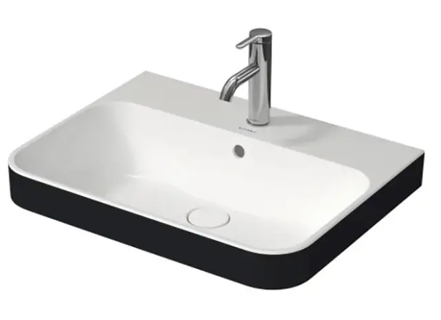 Раковина Duravit HAPPY D.2 2360606100 цвет внутри - белый, снаружи - антрацит матовый