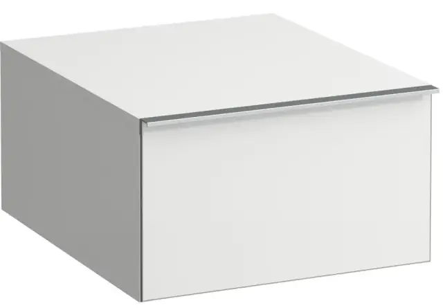 Тумба для ванной комнаты LAUFEN SPACE 4.1110.1.160.100.1 белый матовый-100/ручка-алюминий