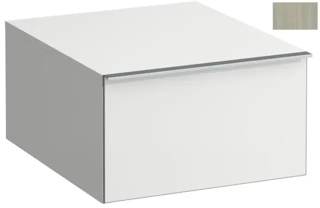 Тумба для ванной комнаты LAUFEN SPACE 4.1110.1.160.101.1 светлый орех-101/ручка-алюминий