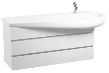 Комплект мебели с раковиной LAUFEN ALESSI ONE 4.2450.0.097.631.1 + 8.1497.4.400.104.1 белый лак 631