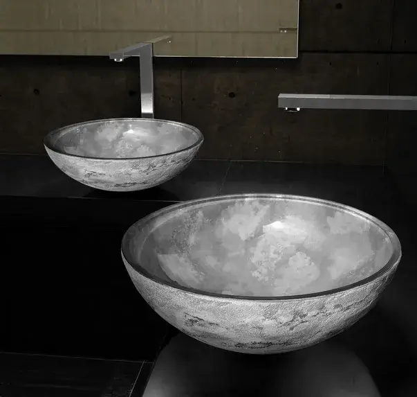 Раковина Glass Design Luna 45 LUNA45GR стекло florence, grey