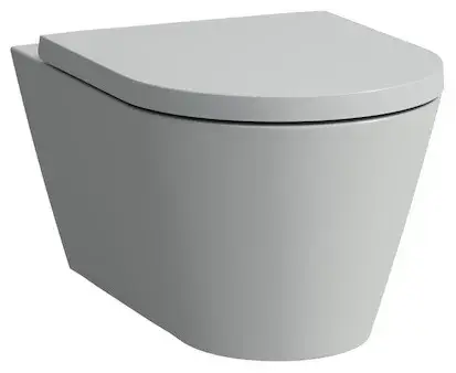 Унитаз LAUFEN KARTELL BY LAUFEN 8.2033.7.759.000.1 + 8.9133.3.759.000.1 серый матовый