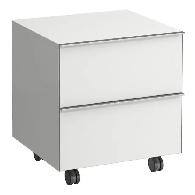 Тумба для ванной комнаты LAUFEN SPACE 4.1119.2.160.100.1 белый матовый-100/ручка-алюминий