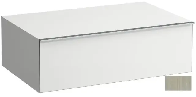 Тумба для ванной комнаты LAUFEN SPACE 4.1116.1.160.101.1 светлый орех-101/ручка-алюминий